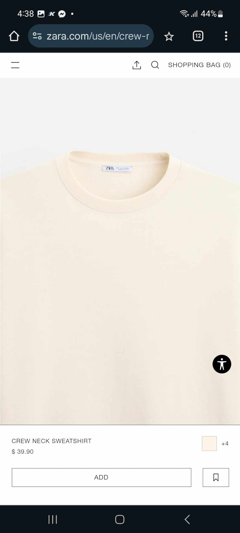 Sweatshirts Crew neck  ZARA 2024